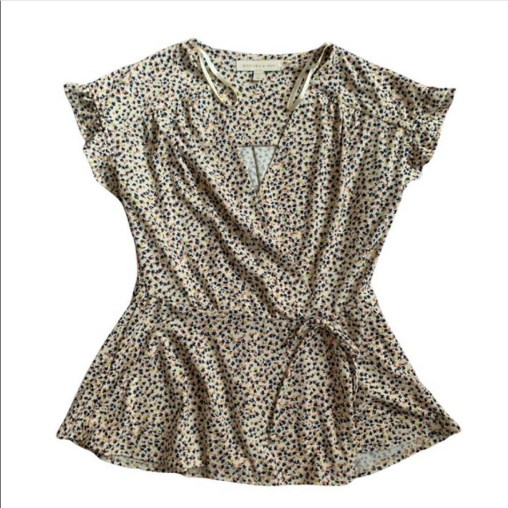 Floral Monteau Blouse Size Medium